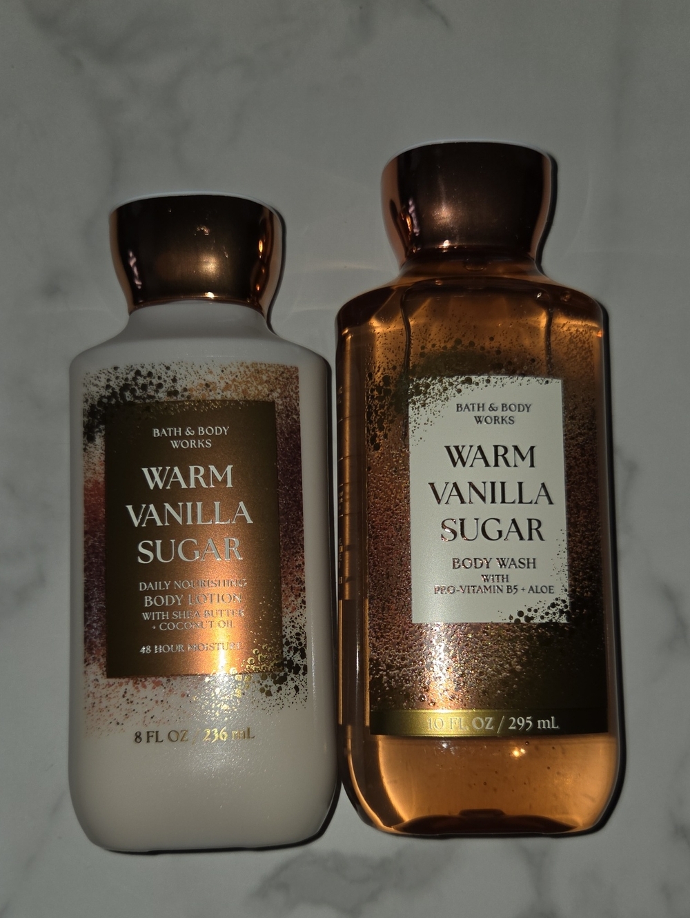 Bath & Body Works Warm Vanilla Sugar Duo - Lotion and Body Wash